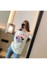 グッチ Gucci ハイブランド 女性 夏Tシャツ 純綿半袖 かわいい ディズニー ミッキーマウス ミニーマウス おしゃれ 修身 薄い キラキラロゴ 韓国風 カジュアル シンプル 学生 若者爱用 