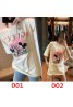 グッチ Gucci ハイブランド 女性 夏Tシャツ 純綿半袖 かわいい ディズニー ミッキーマウス ミニーマウス おしゃれ 修身 薄い キラキラロゴ 韓国風 カジュアル シンプル 学生 若者爱用 