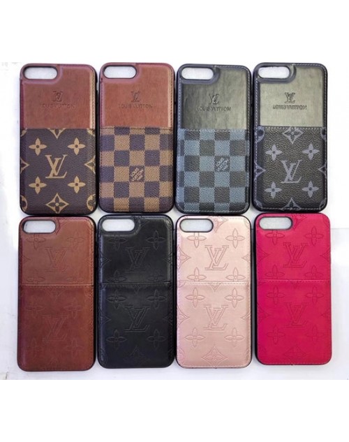 LV iPhone xs/xs max/xrケース ルイヴィトン iphone x/8/7スマホケース ブランド Iphone6/6s Plus Iphone6/6sカバー 手帳型 カード入れ 