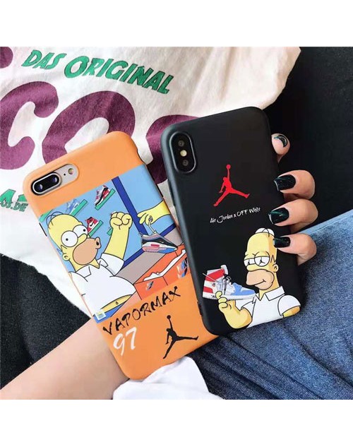 jordan iPhone xr/xs max/xsケース ジョーダン iphone x/8/7スマホケース ブランドIphone6/6s Plusカバー ジャケット ギャラクター絵柄　