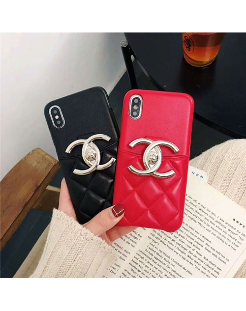 chanel iPhone xr/xs max/xsケース シャネル iphone x/8/7スマホケース ブランド Iphone6/6s Plusカバー ジャケット カード入れ　