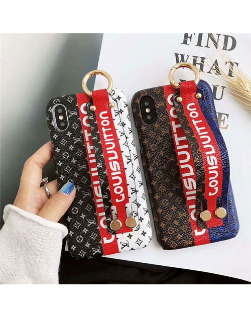 lv iPhone xr/xs max/xsケース ルイヴィトン iphone x/8/7スマホケース ブランド Iphone6/6s Plus Iphone6/6sカバー ジャケット ハンドベルト付き